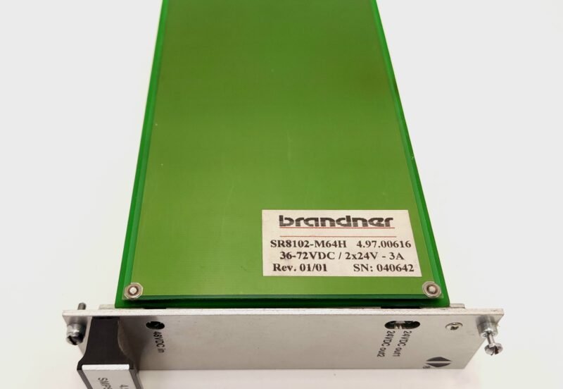 Brandner SR8102-M64H 2x24V 3A Güç Kaynağı - VDW 4.97.00616 (SMPS DC/DC Converter)