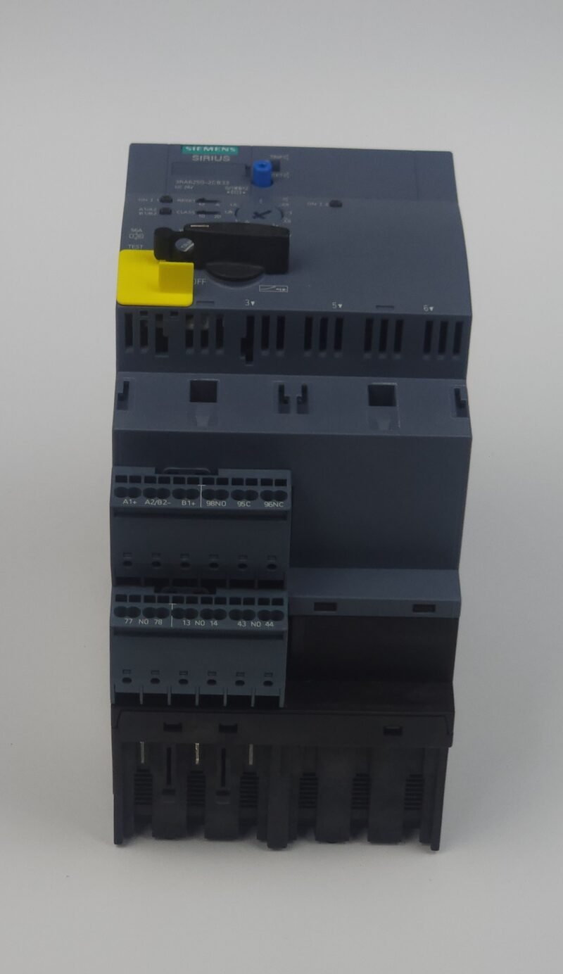 Siemens SIRIUS 3RA6250-2CB33 Kompakt Entegre Motor Sürücü & Kontaktör – Bara Montajlı Ayak Arama (Van de Wiele CRP / RCI Uyumlu)