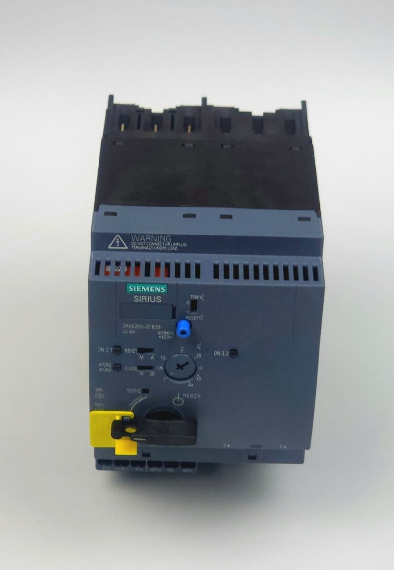 Siemens SIRIUS 3RA6250-2CB33 Kompakt Entegre Motor Sürücü & Kontaktör – Bara Montajlı Ayak Arama (Van de Wiele CRP / RCI Uyumlu)