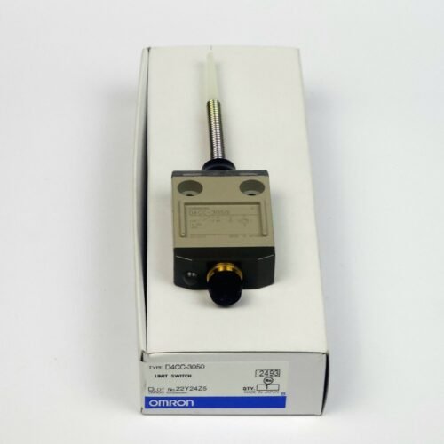 Omron D4CC-3050 Esnek Yaylı Limit Switch (IP67 / M12 Soketli) – Van de Wiele Uyumlu