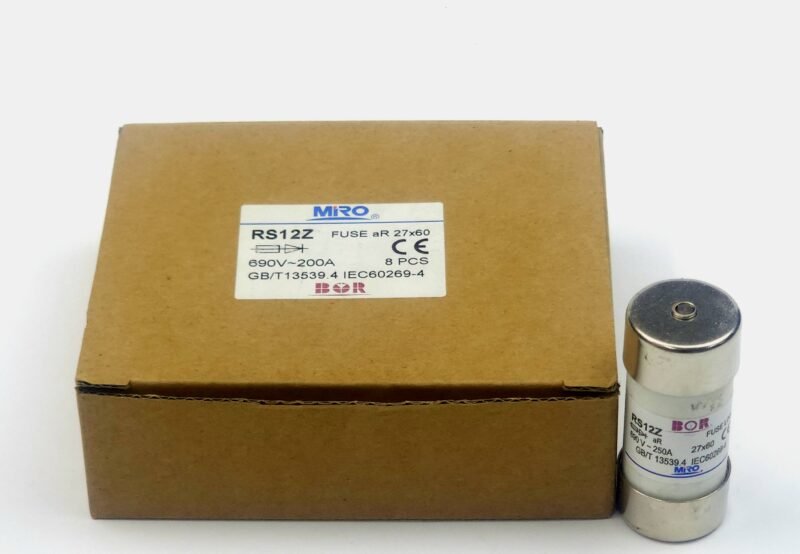 Miro RS12Z 250A 690V Ultra Hızlı Ana Motor Sigortası – 27x60mm (Van de Wiele RCI Uyumlu)