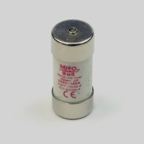 Miro RS12Z 160A 690V Ultra Hızlı Motor ve Sürücü Sigortası – 27x60mm (Van de Wiele Uyumlu)