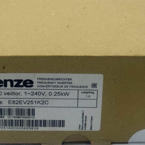 20260829_165725 Lenze 8200 Vector 0.25kW İnverter – E82EV251K2C (Van de Wiele CRX Take-Up Sürücüsü)