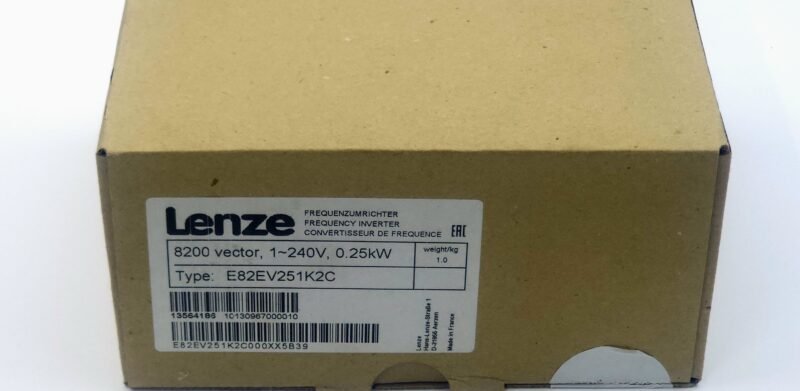 Lenze 8200 Vector 0.25kW İnverter – E82EV251K2C (Van de Wiele CRX Take-Up Sürücüsü)
