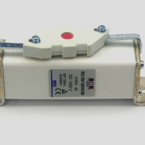 Miro BOR BD2-125A 1200VDCBB Ultra Hızlı DC Bıçak Sigortası (Van de Wiele CRP & RCI Uyumlu)