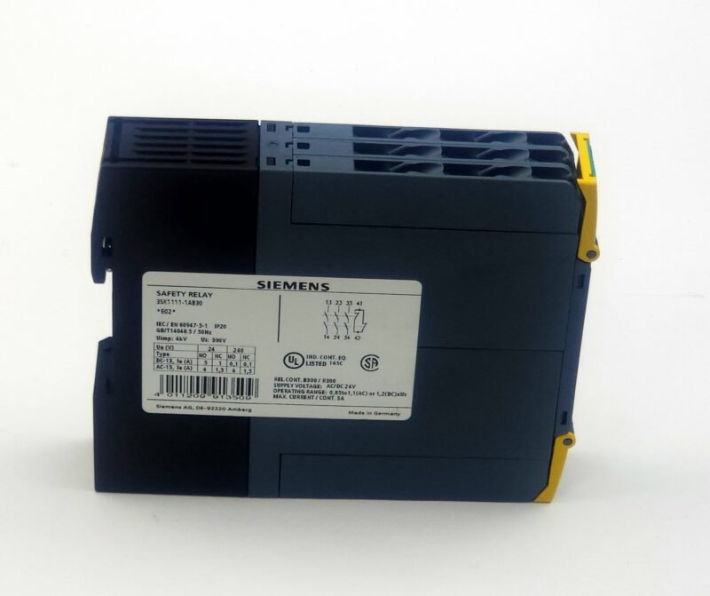 Siemens SIRIUS 3SK1111-1AB30 Emniyet Rölesi – 24V AC/DC (Van de Wiele CRP & RCI Uyumlu)