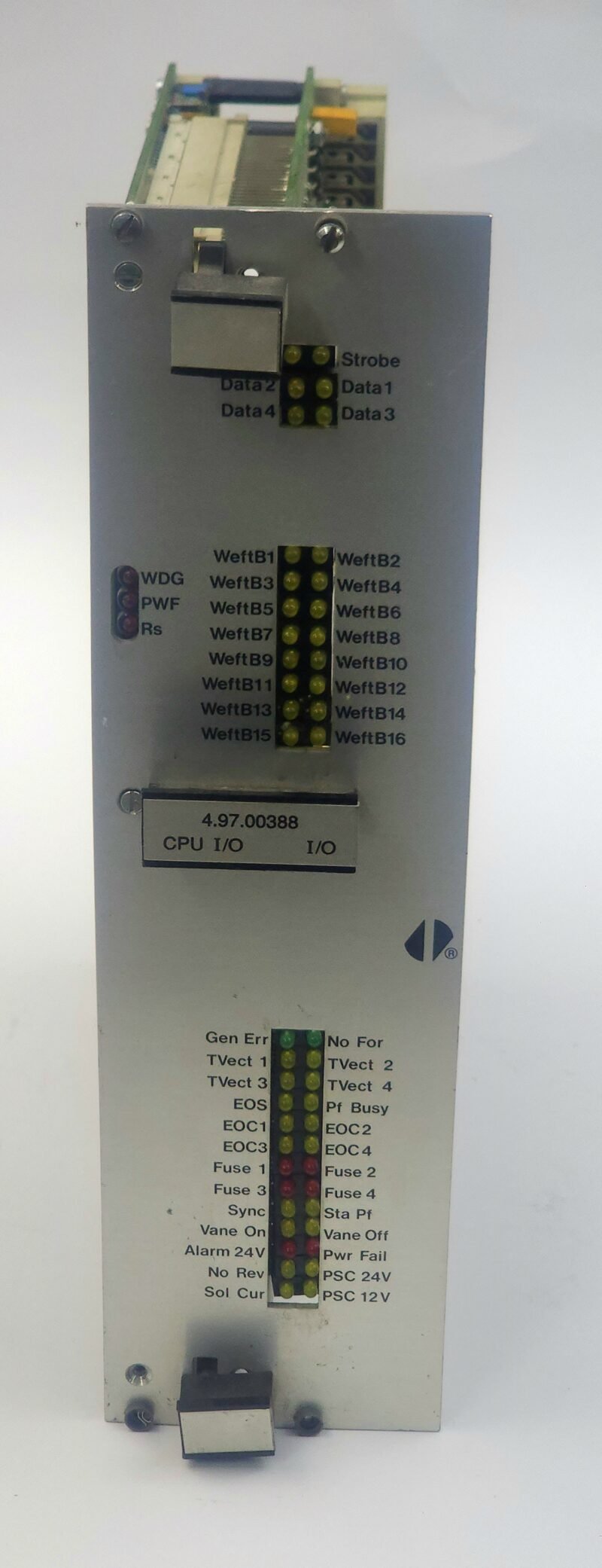 Van de Wiele CPU I/O Jakar ve Sistem Kontrol Kartı – 4.97.00388 (CRM & UCL Uyumlu)