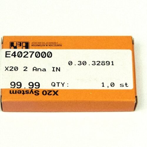 B&R X20 AI 2622 Analog Giriş Modülü – 2 Kanallı Analog Input (Van de Wiele Uyumlu – 0.30.32891)