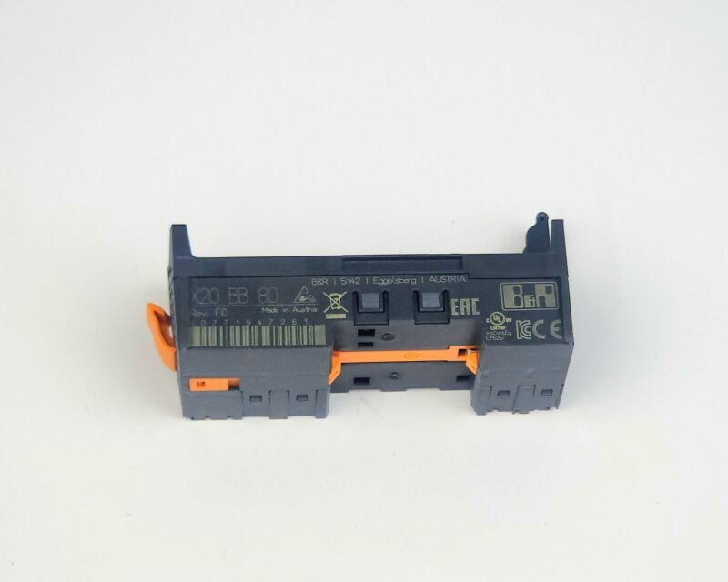 B&R X20 BB 80 Bus Taban Modülü – X20 Terminal Base (Van de Wiele Uyumlu)