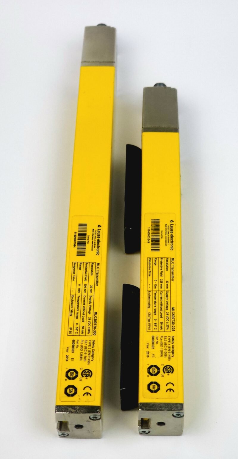 Leuze ELC100 / ELC110 Güvenlik Işık Bariyeri Seti – ELC100T30-300 & ELC110R30-300 (Van de Wiele Uyumlu)
