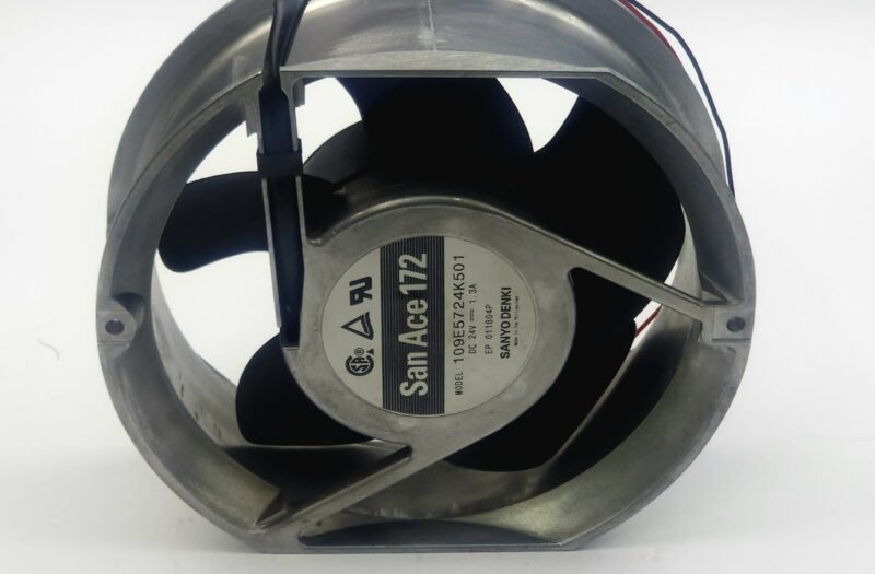 Sanyo Denki San Ace 172 109E5724K501 24V DC Metal Gövdeli Pano ve Jakar Fanı (Van de Wiele Uyumlu)