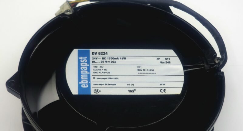 ebmpapst DV 6224 24V DC 41W Pano ve Jakar Soğutma Fanı (Van de Wiele Uyumlu)