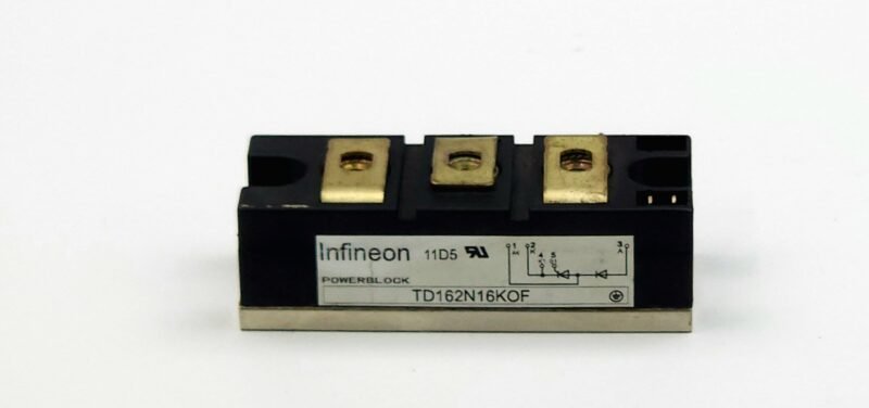 Infineon TD162N16KOF Tiristör / Diyot Modülü – 1600V 160A (POWERBLOCK - Van de Wiele Sürücü & Pano Uyumlu)