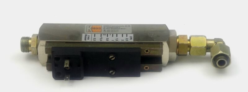 20260902_150809 Kobold Yağlama Akış Sensörü ve Şalteri – VKP-1020 / KOBOLD Flow Switch (Van de Wiele CRM & CRT Uyumlu)