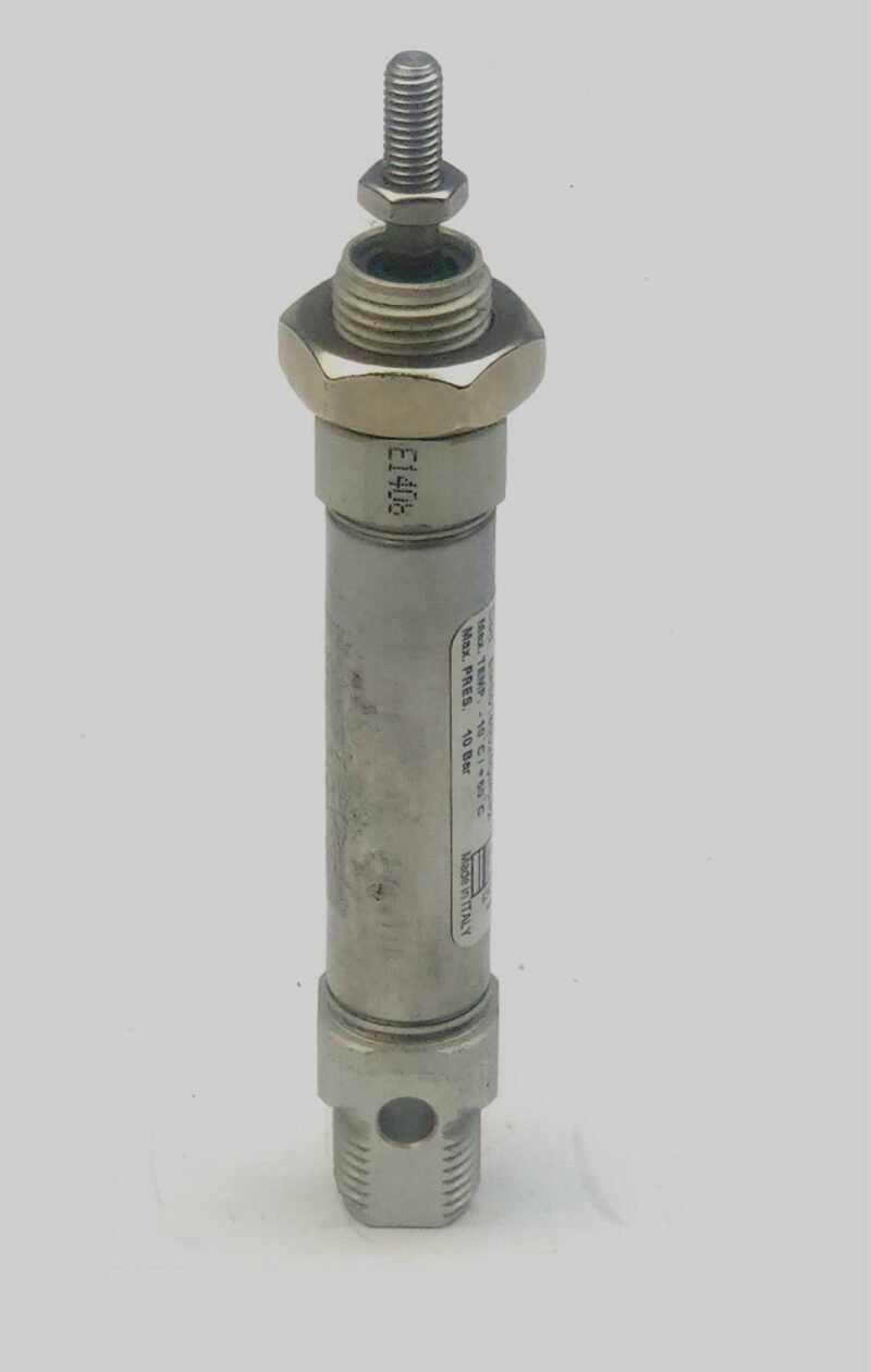 Semakmatic ISO 6432 Pnömatik Kalem Silindir – SMS0160025ÇM032 / 16x25 Mıknatıslı Silindir (Schönherr & Van de Wiele Uyumlu)