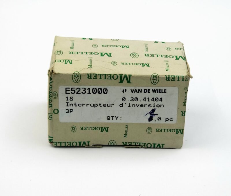 Van de Wiele Moeller Kutup Değiştirici / İleri-Geri Pako Şalter 3P – 0.30.41404 (T0-3-8212/E)