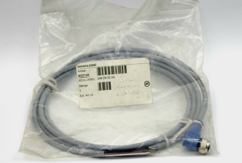 Turck M12 Açılı Dişi Sensör Kablosu 4 Pin 2 Metre – WWAK4-2/S90 (8007149 / VDW 246.D9.02.04)  2. Odak Anahtar Kelime (Focus Keyphrase)