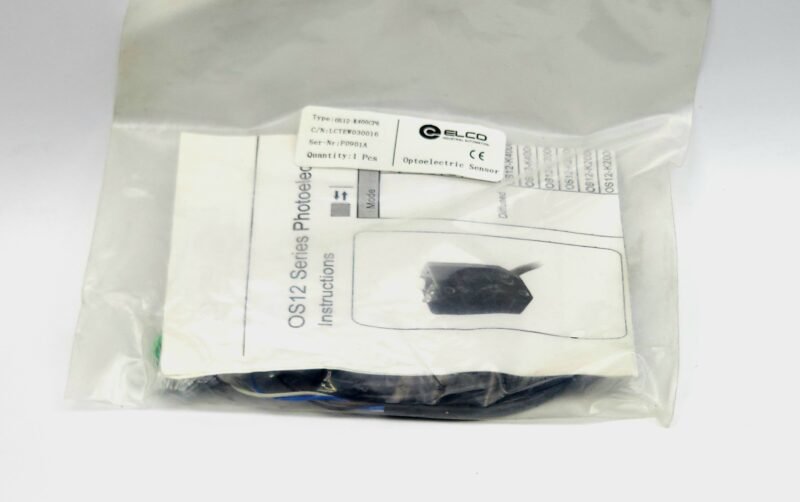 Elco OS12 Küp Tipi Cisimden Yansımalı Fotoelektrik Sensör PNP 400mm – OS12-K400CP6 (LCTEWO30016)