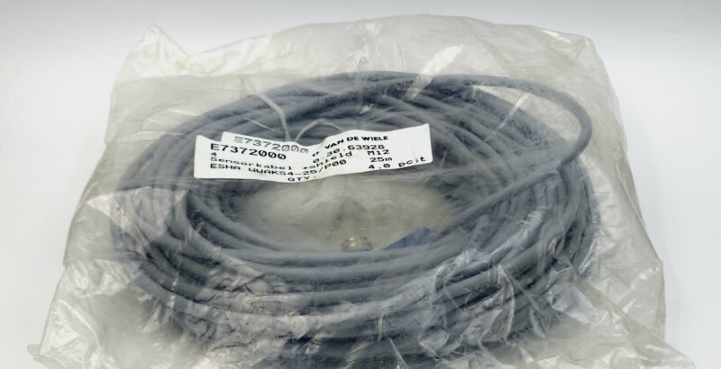Turck / Escha M12 Ekranlı (Korumalı) Açılı Dişi Sensör Kablosu 4 Pin 25 Metre – WWAKS4-25/P00 / VDW 0.30.63928 (E7372000)