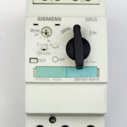 Siemens Sirius Motor Koruma Şalteri 18-25A 520A Anlık Korumalı – 3RV1431-4DA10 (S2 Boy)