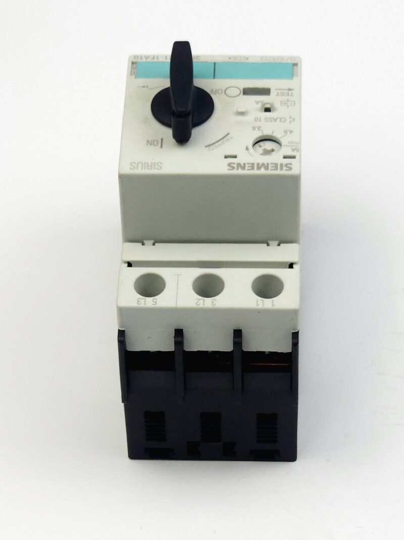 1. Ürün Adı (Product Title)  Siemens Sirius Motor Koruma Şalteri 3.5-5A 104A Anlık Korumalı – 3RV1421-1FA10 (S0 Boy)