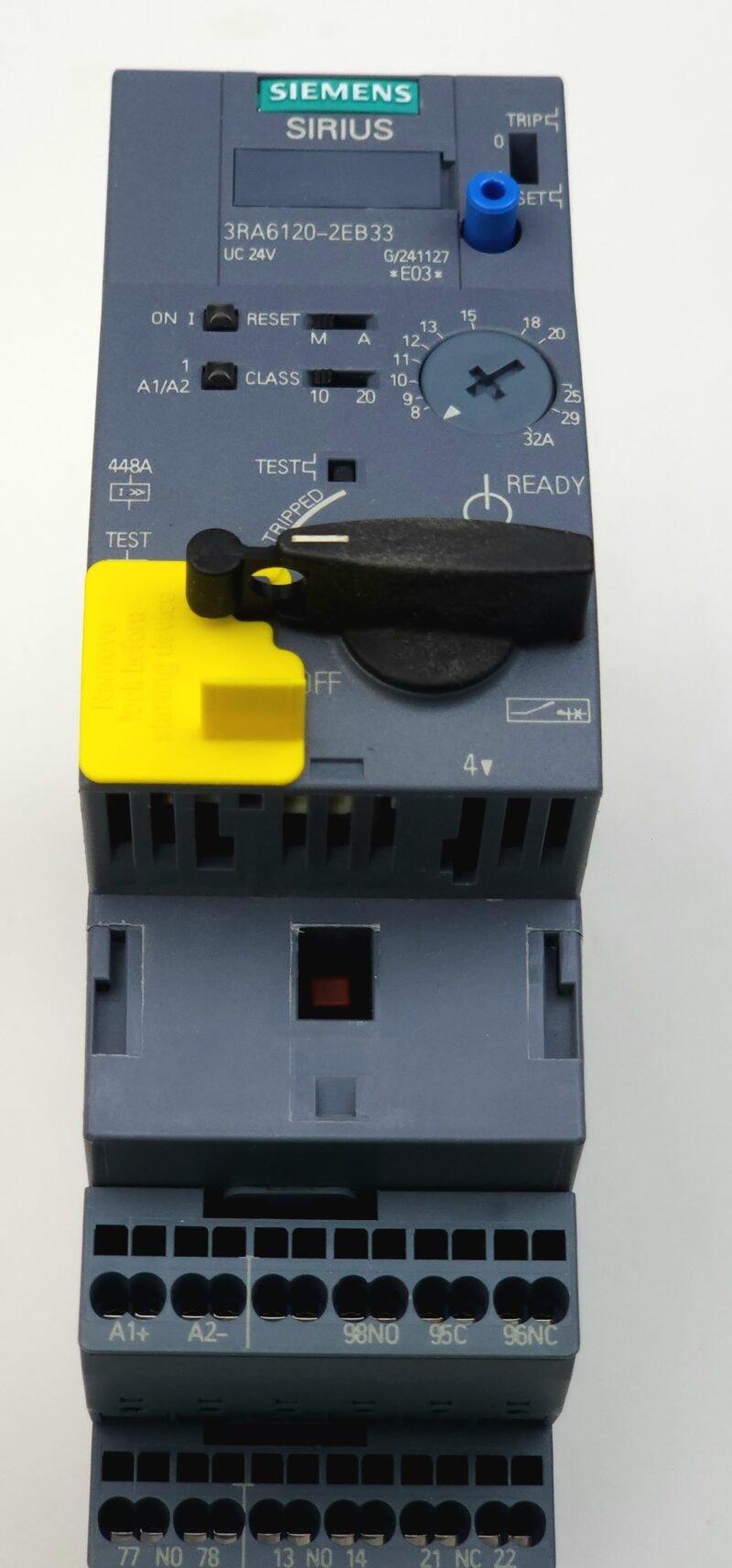 20260909_154129 Siemens Sirius Kompakt Motor Yolverici 8-32A 24V UC – 3RA6120-2EB33 (Kompakt Şalter)
