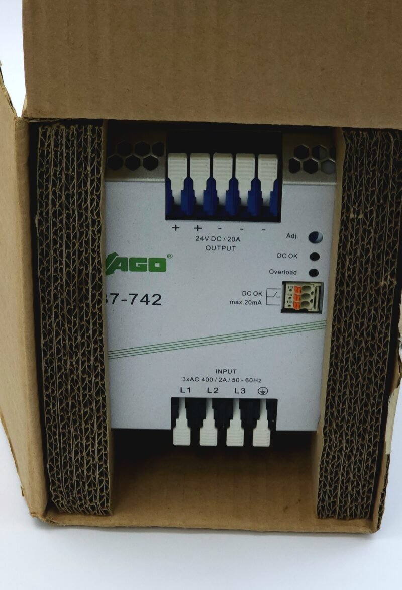 WAGO EPSITRON ECO 3 Faz Güç Kaynağı 24V DC 20A 480W – 787-742