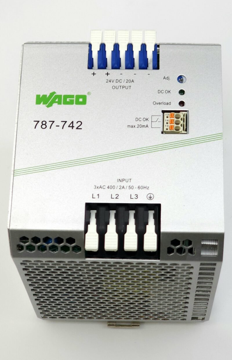 WAGO EPSITRON ECO 3 Faz Güç Kaynağı 24V DC 20A 480W – 787-742