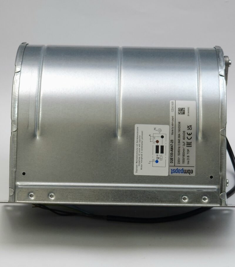 Vacon Frekans Sürücü Soğutma Fanı 230V 190/200W – ebmpapst D2E133-AM47-23 (Radyal Salyangoz Fan)