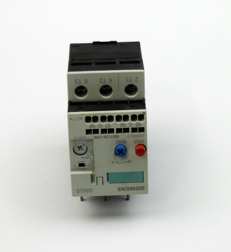 Siemens SIRIUS Termik Röle 3.5A - 5A – 3RU1126-1FD0 (S0 Boyut / Yaylı Klemens)