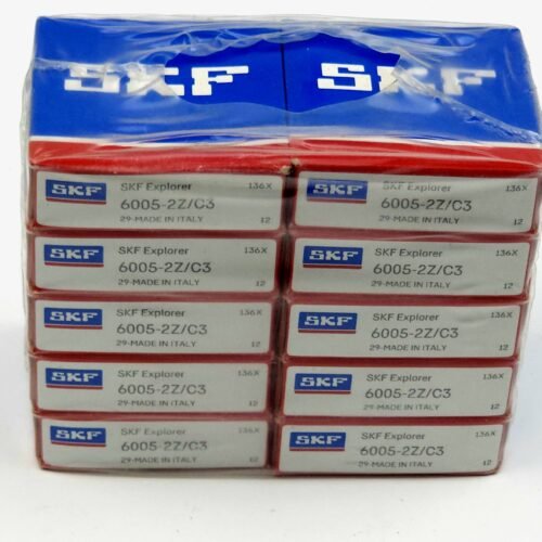 SKF Explorer Sabit Bilyalı Rulman 6005-2Z/C3 (Çift Metal Kapaklı – C3 Boşluklu)