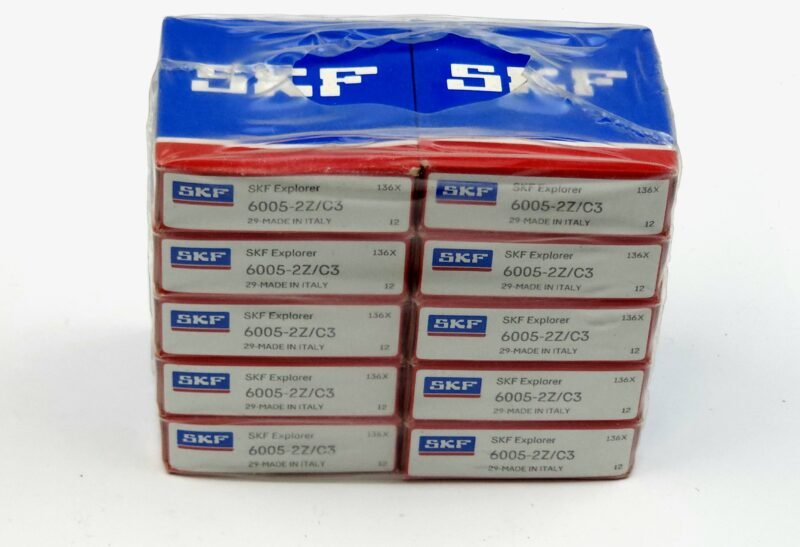 SKF Explorer Sabit Bilyalı Rulman 6005-2Z/C3 (Çift Metal Kapaklı – C3 Boşluklu)