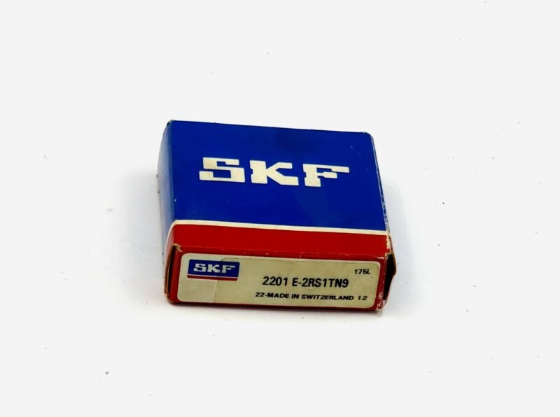 SKF Oynak Bilyalı Rulman 2201 E-2RS1TN9 (Çift Kauçuk Kapaklı – Poliamid Kafesli)