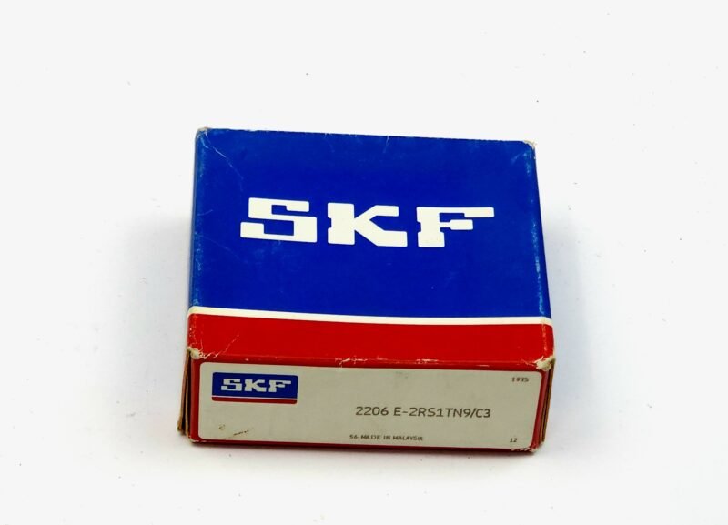 SKF Oynak Bilyalı Rulman 2206 E-2RS1TN9/C3 (Çift Kauçuk Kapaklı – C3 Boşluklu)