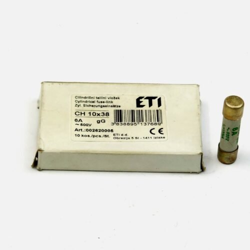 20260916_102317 ETI CH 10x38 mm Silindirik Bıçaksız Sigorta 6A 500V gG – CH10x38 6A (002620005)