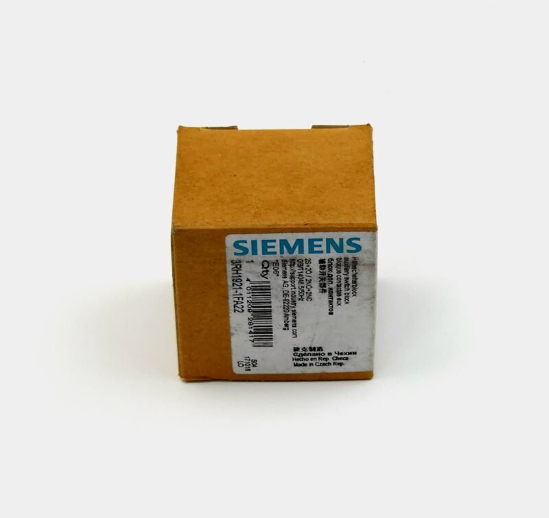 20260916_102549 Siemens SIRIUS Yardımcı Kontak Bloğu 2NO + 2NC – 3RH1921-1FA22 (Önden Geçmeli)