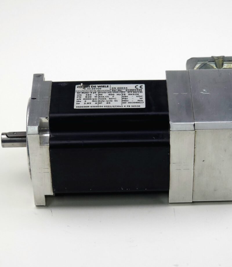 Van de Wiele RCI Kenar Örgü Servo Motoru – 0.30.99709 (Baumüller DSD036M-65U6054)