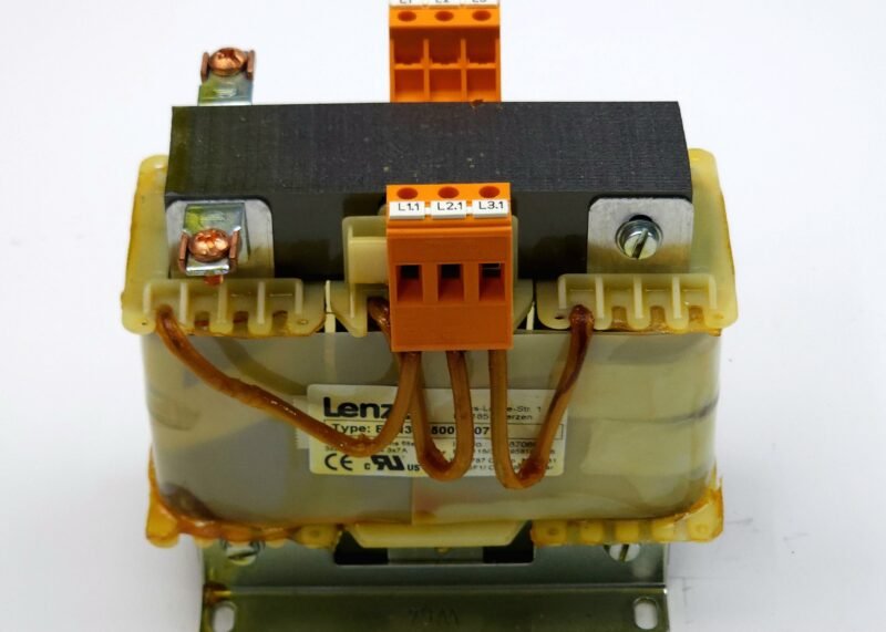 20260916_120505 Lenze Şebeke Filtre Şok Trafosu 3x5mH 3x7A – EZN3A0500H007 (Netzfilter)