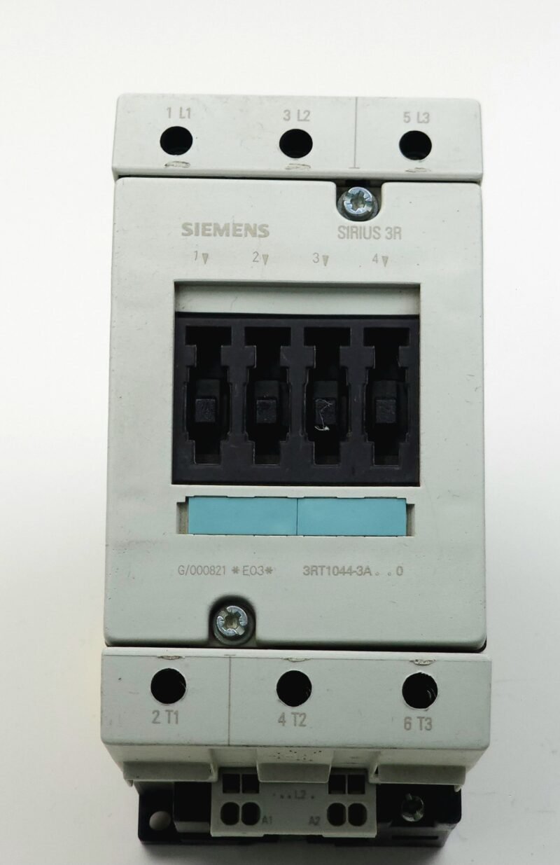 Siemens SIRIUS Güç Kontaktörü 30kW / 65A – 3RT1044-3A (Van de Wiele Ana Motor Kontaktörü)