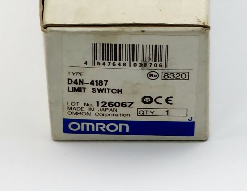 Omron D4N-4187 Esnek Yay Uçlu Limit Switch (Sınır Anahtarı)