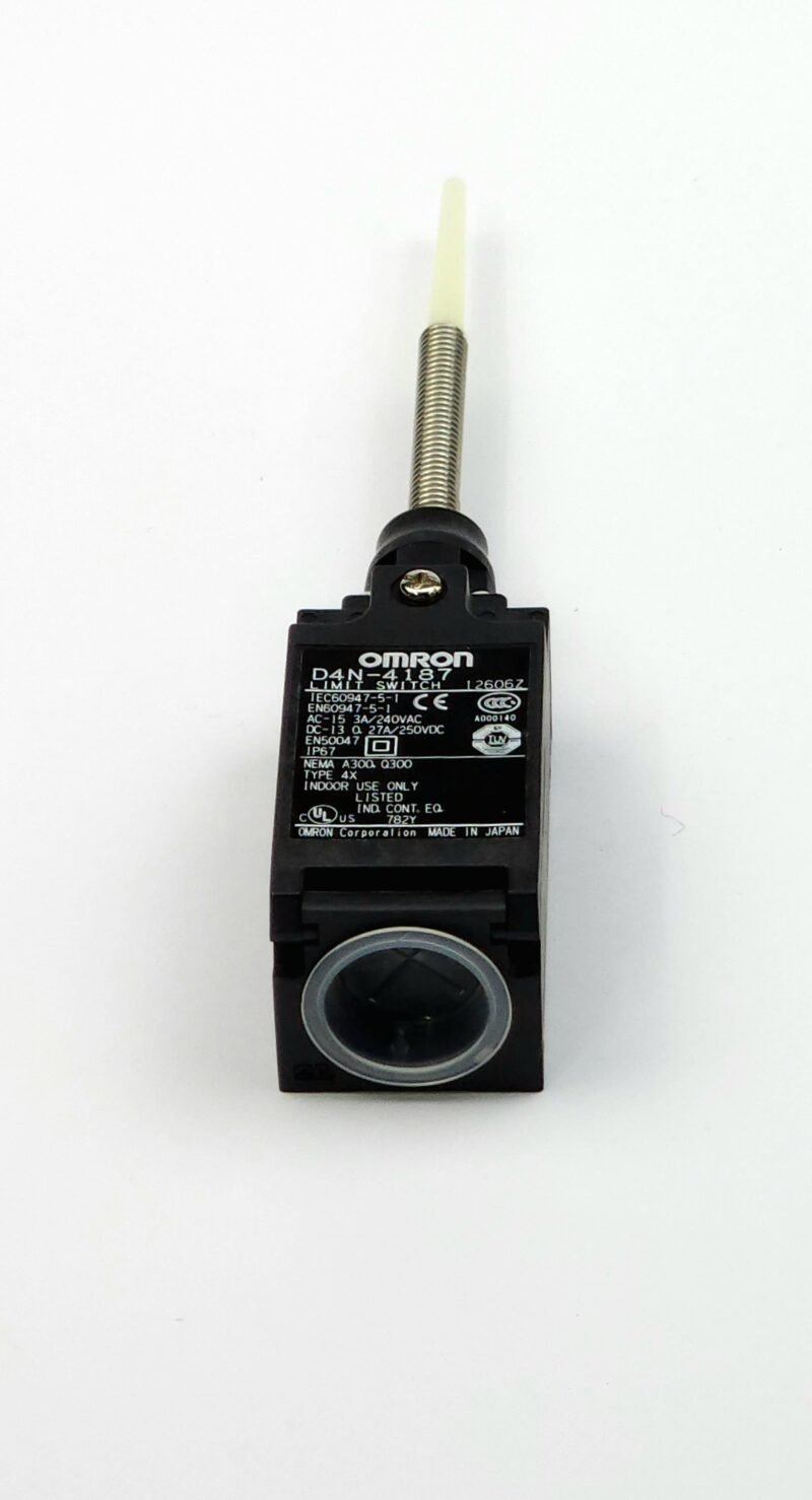 Omron D4N-4187 Esnek Yay Uçlu Limit Switch (Sınır Anahtarı)