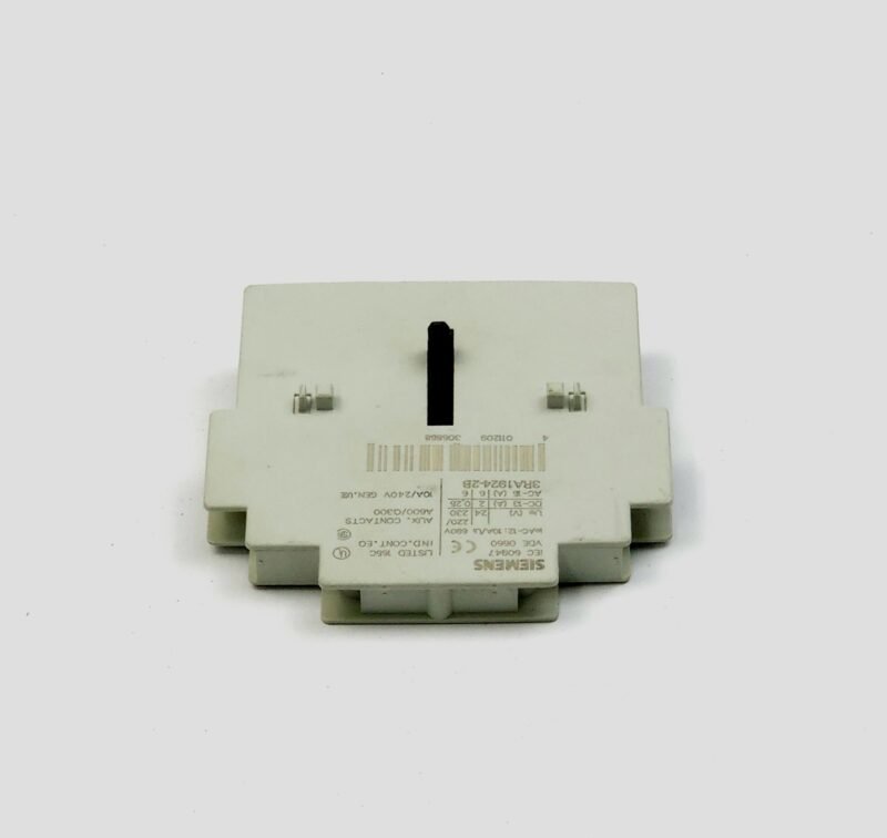 Siemens SIRIUS Yan Montaj Yan Yardımcı Kontak Bloğu (3RA1924-2B)