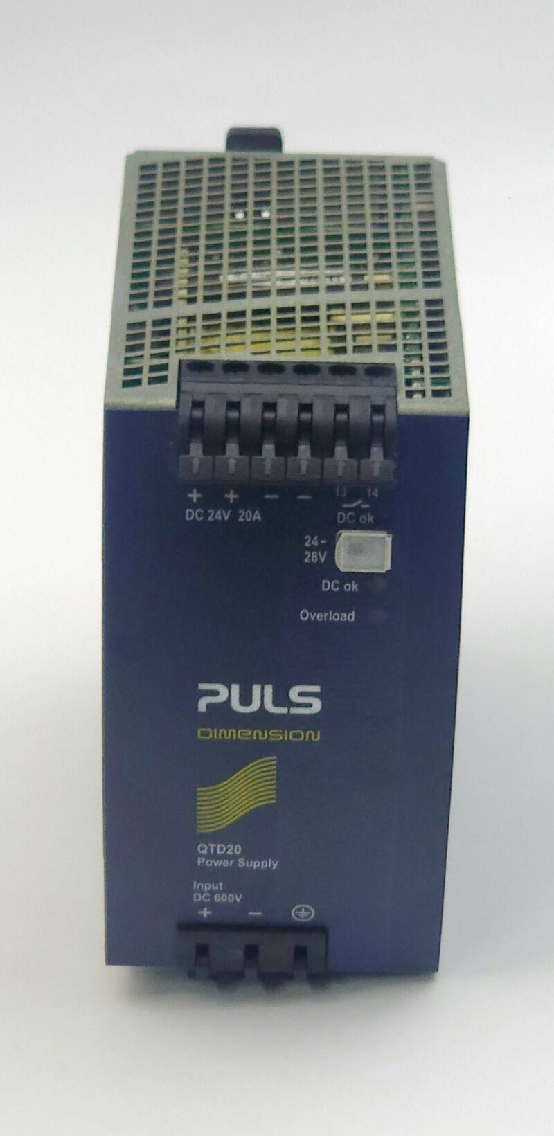 20260923_182536 Ürün Başlığı: PULS DIMENSION QTD20.241 DC/DC Dönüştürücü / Güç Kaynağı (600VDC / 24VDC 20A 480W)
