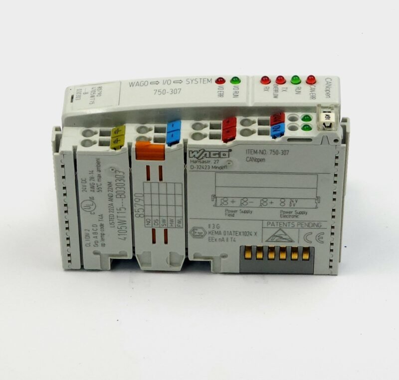 20260923_183325 Van de Wiele CRX Levent Standı CAN Interface WAGO Modülü - 0.30.70900 (Şema Kodu: A41 / WAGO 750-307)